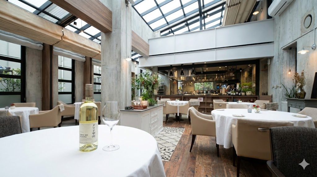 グランメゾン東京店内にあるグレイスワイン グリド甲州